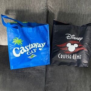 Disney Blue and Black Tote Bags